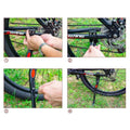Cavalletto laterale bici regolabile supporto bicicletta mtb ruota 24"/26"/27"