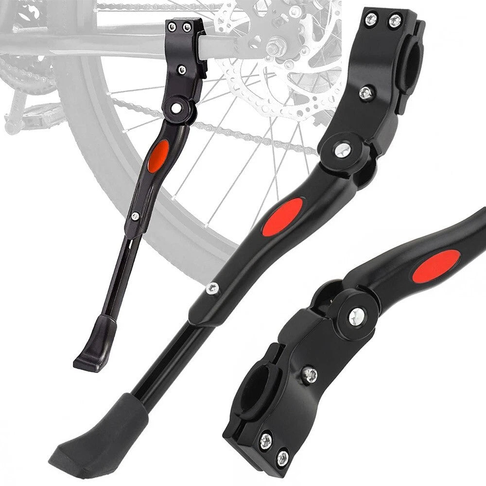 Cavalletto laterale bici regolabile supporto bicicletta mtb ruota 24"/26"/27"