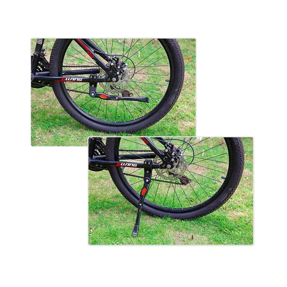Cavalletto laterale bici regolabile supporto bicicletta mtb ruota 24"/26"/27"
