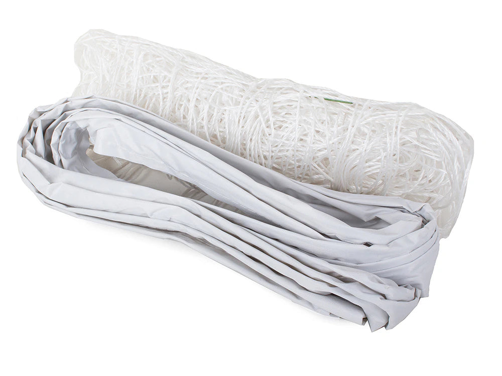 Pallavolo rete professionale da 9,5m x 1m a norma di gioco maglia colore bianco