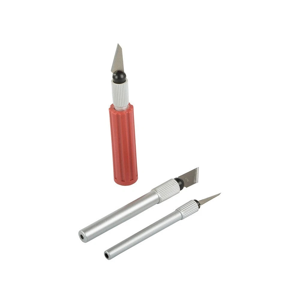 Set bisturi coltelli da modellazione taglia 13 pezzi lame precisione taglierini