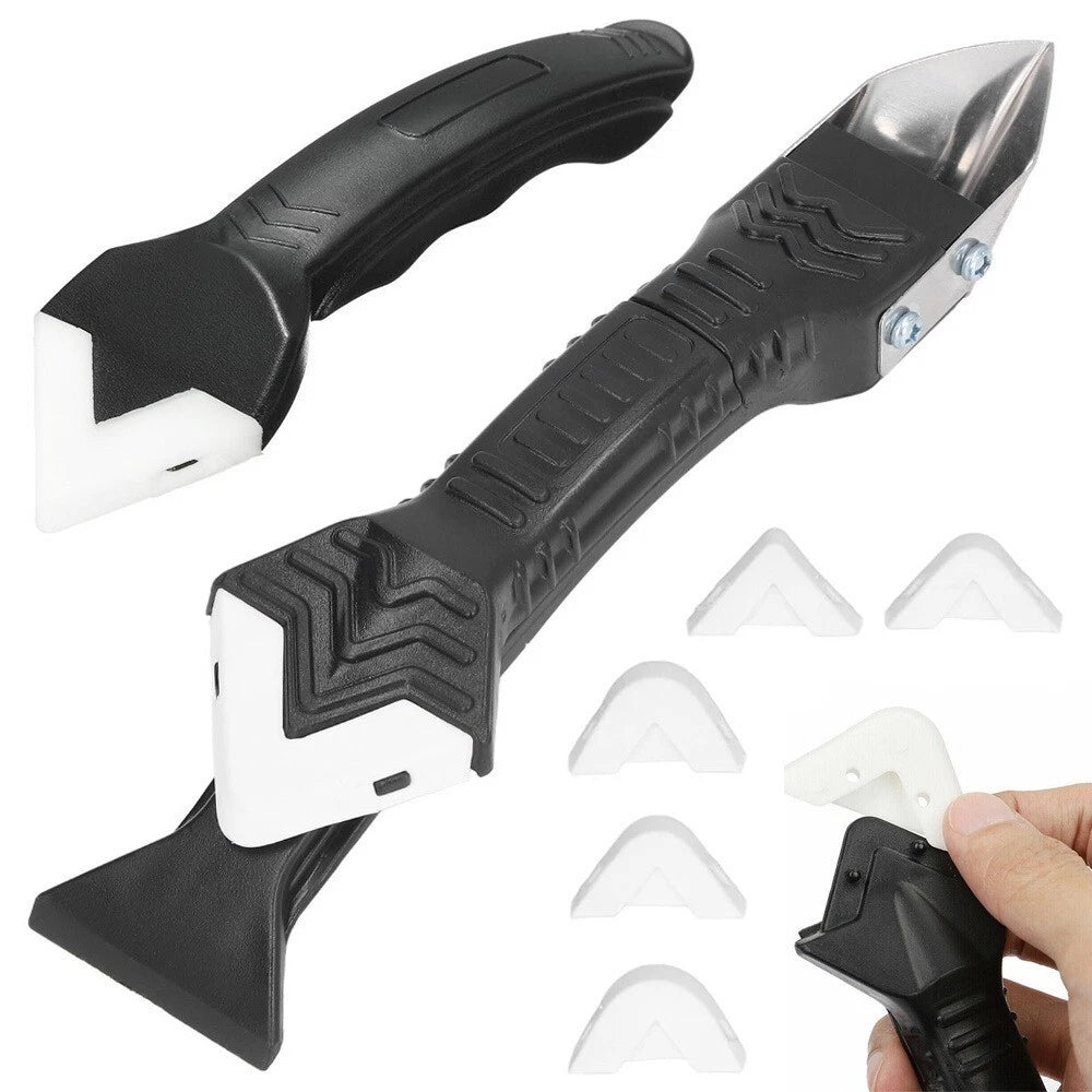 Kit applicatore togli silicone set 3 in 1 di rifinitura sigilla 2 utenzili 5 pro
