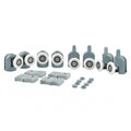 Kit8 cuscinetti ricambio box doccia cabina porta anta scorrevole rotelline ruote