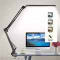Lampada led da tavolo scrivania braccio pieghevole con morsetto dimmerabile 12w
