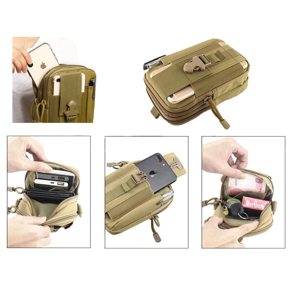 Marsupio borsello tattico trekking campeggio uomo donna unisex