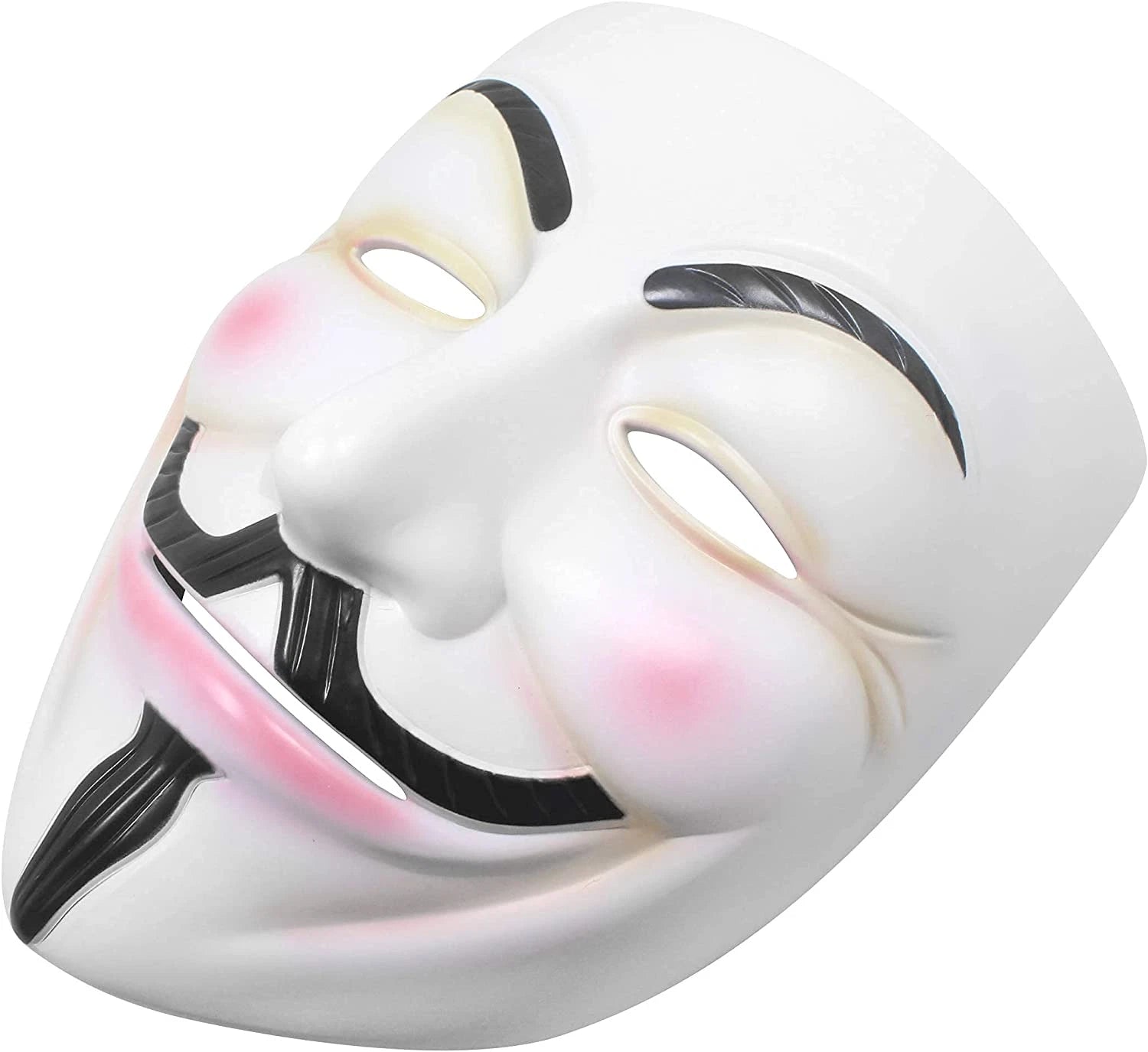 Maschera hacker v per vendetta anonymous indignados costume carnevale cosplay