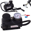Mini compressore manometro 12v, gonfiaggio ruote moto, bici, auto