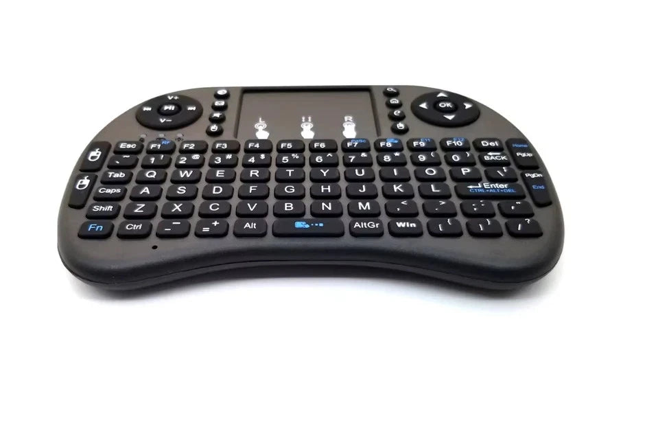 Tastiera Wireless Mini Air Mouse Touchpad Retroilluminata Android TV Box PC