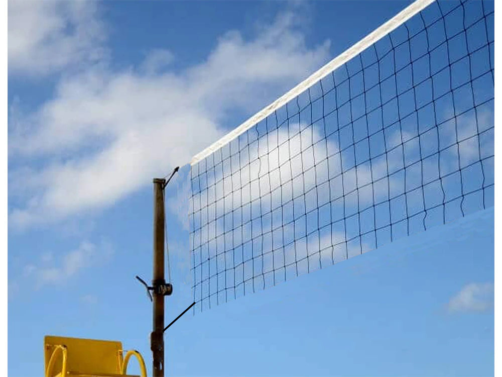 Pallavolo rete professionale da 9,5m x 1m a norma di gioco maglia colore nero