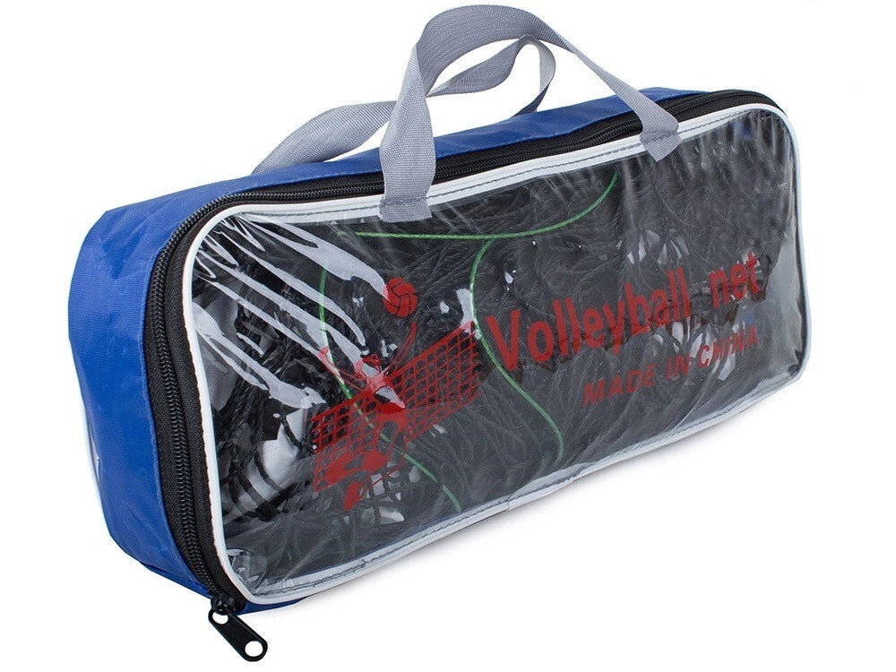 Pallavolo rete professionale da 9,5m x 1m a norma di gioco maglia colore nero
