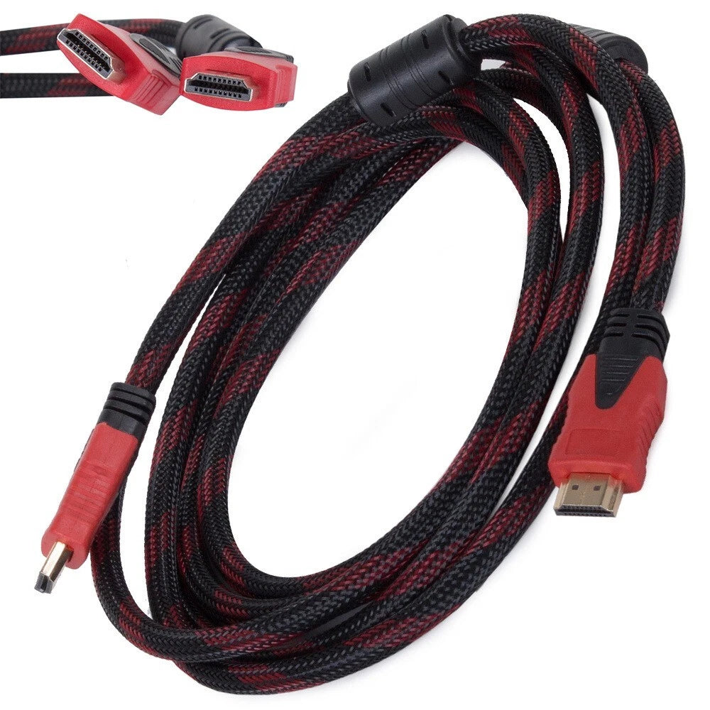 Cavo hdmi tv sky full hd 4k 3d uhd video 3 metri ps4 xbox switch connettori oro