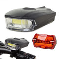 Kit luci luce faro a led bici bicicletta anteriore + posteriore ricaricabile