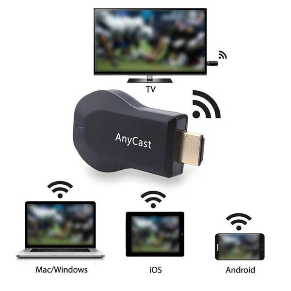 Anycast chromecast tv miracast hdmi dongle media video streamer airplay wifi ios