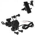Porta cellulare per moto bici universale con carica usb supporto smartphone gps