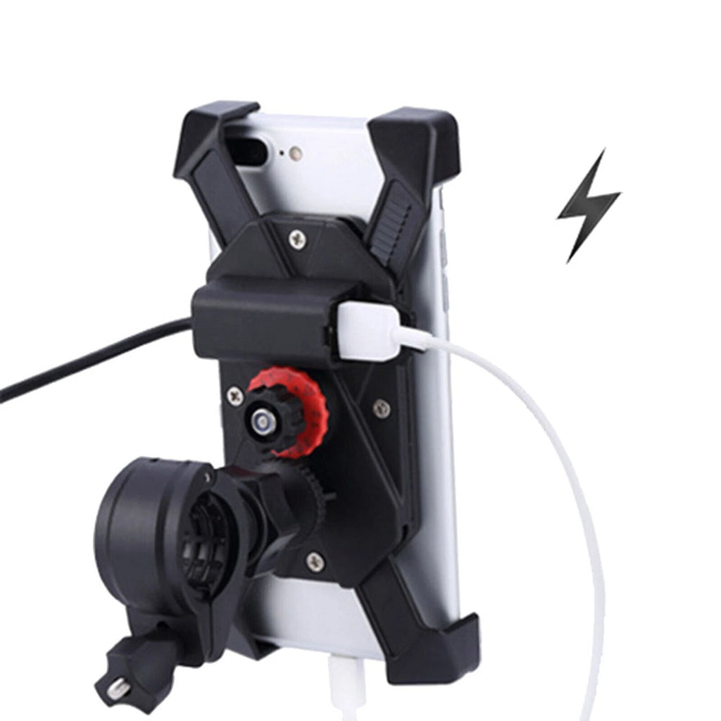 Porta cellulare per moto bici universale con carica usb supporto smartphone gps