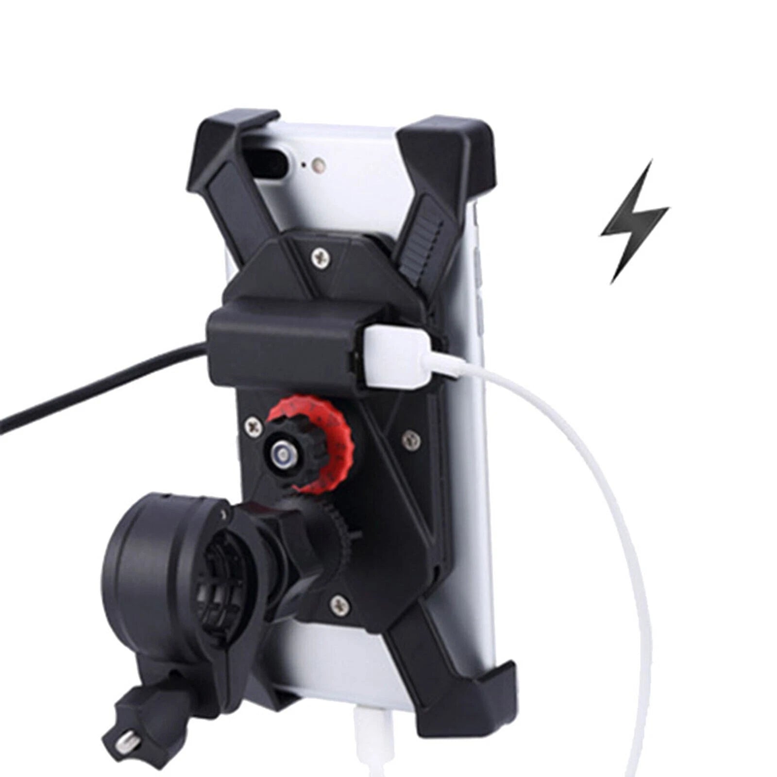 Porta cellulare per moto bici universale con carica usb supporto smartphone gps