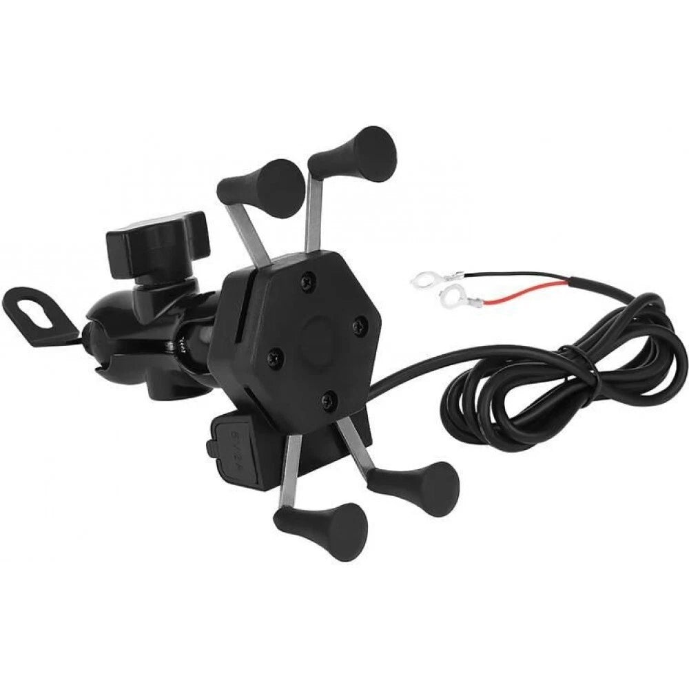 Porta cellulare per moto bici universale con carica usb supporto smartphone gps