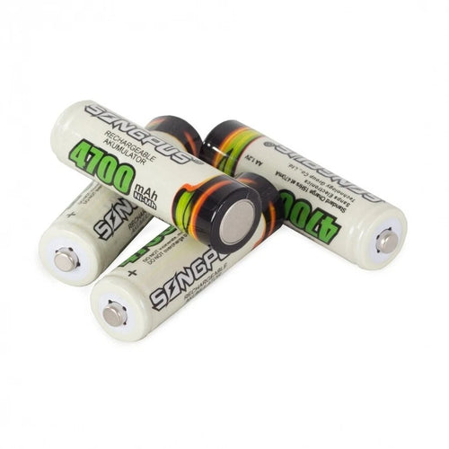 4 pile aa batterie stilo ricaricabili universali r6 4700mah