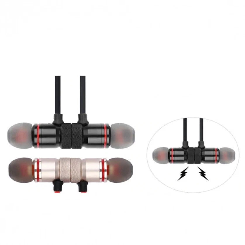 Auricolari bluetooth calamita sport alto volume bassi universale per smartphone