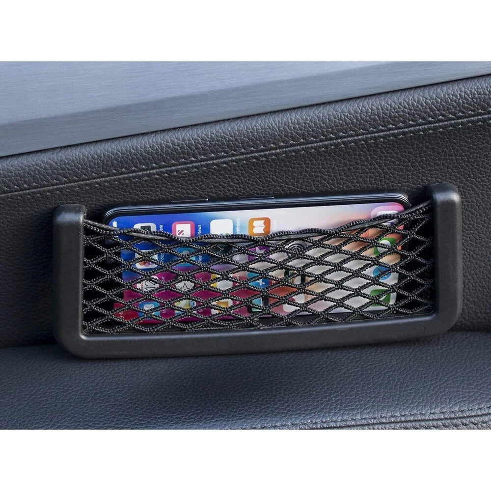 Tasca portaoggetti organizer, rete elastica, per auto, camper, porta cellulare
