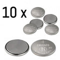 10 batterie al litio cr2032 3v volt, per orologio, auto, pile a bottone cr2032
