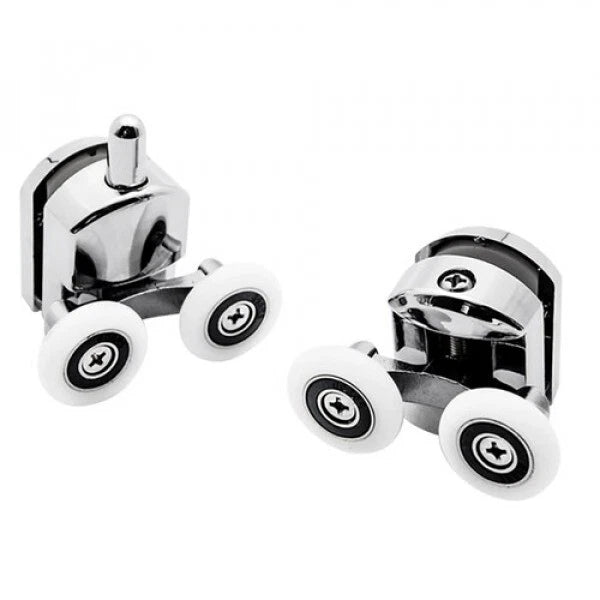 Set 8 rulli rotelle ruote di ricambio per box doccia porta scorrevole cuscinetti