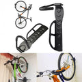2 x portabici supporto porta bicicletta gancio staffa appendi al muro la bici
