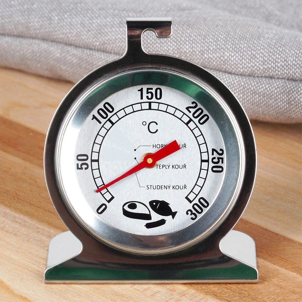 Termometro indicatore per forno in acciaio inox da 0°- 300° acciaio