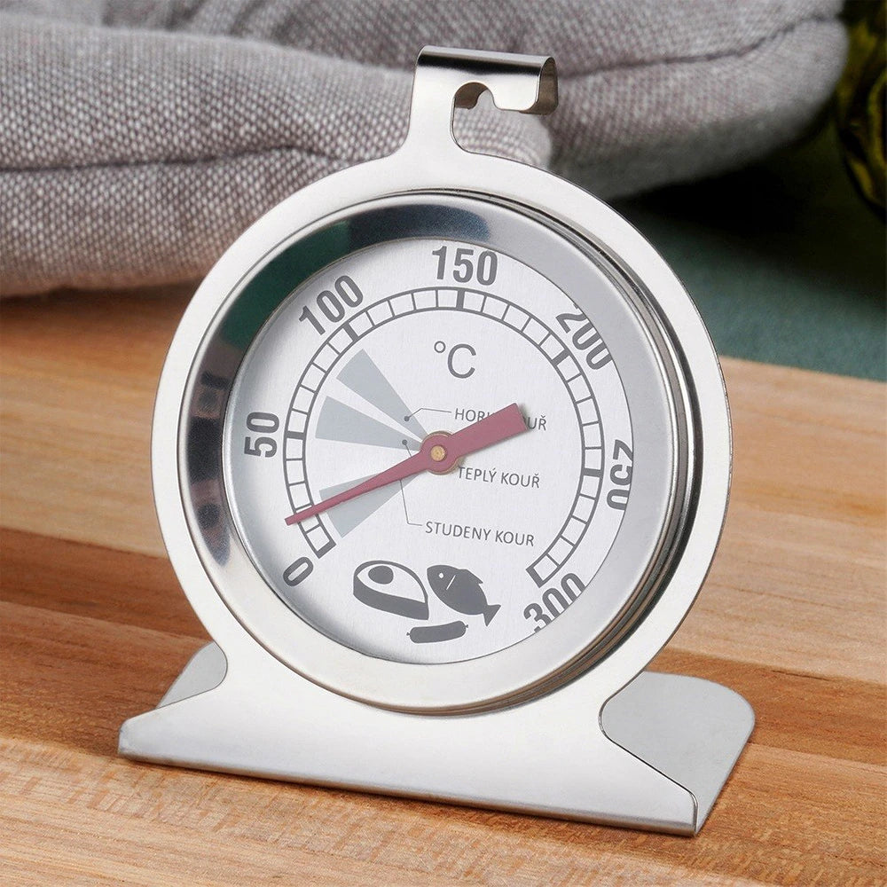 Termometro indicatore per forno in acciaio inox da 0°- 300° acciaio