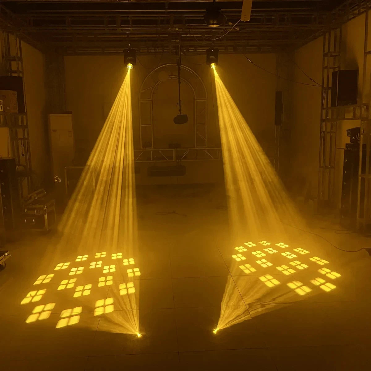 Testa mobile led 150w led dmx colori 18 prismi rotanti, fascio luce, spot led