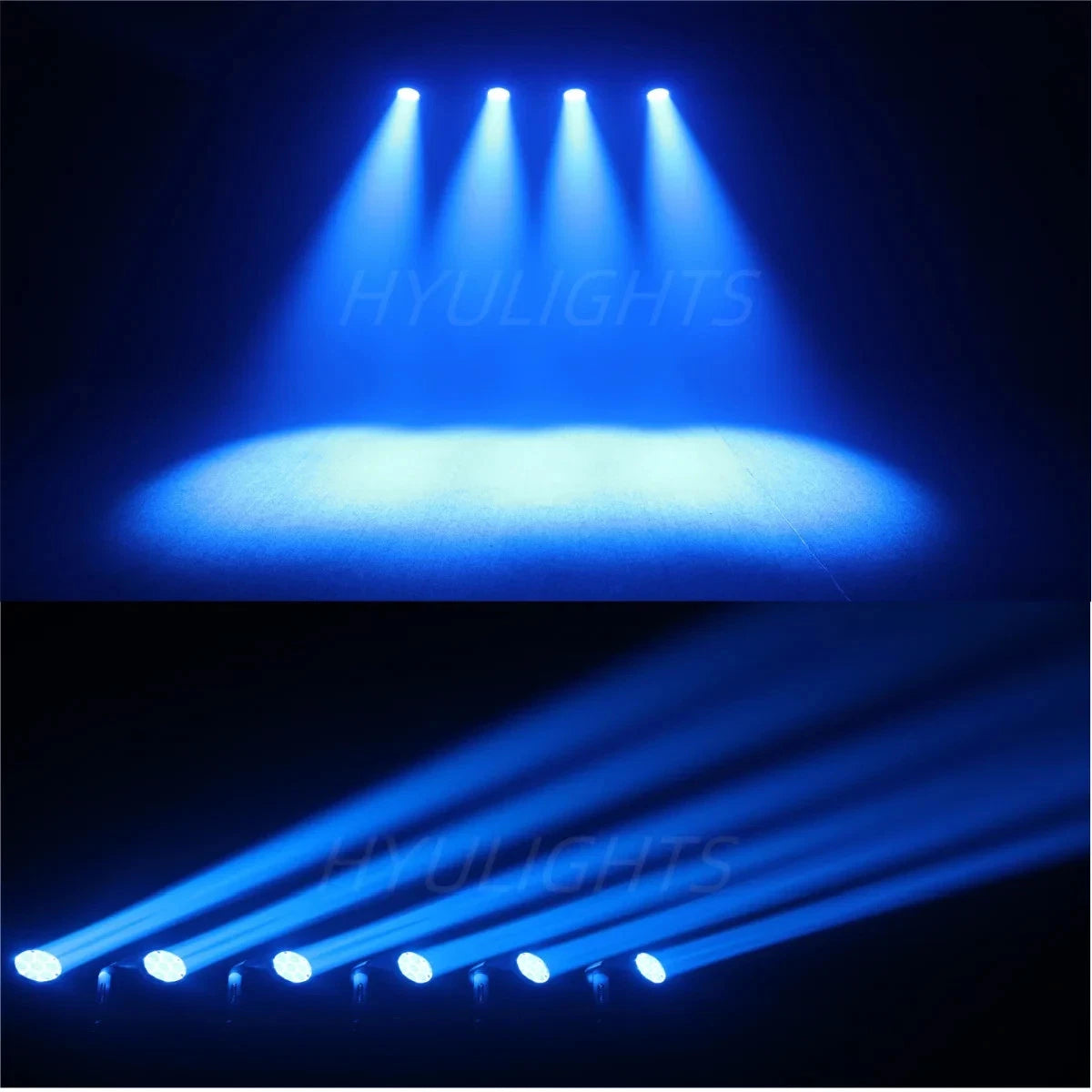 Testa mobile led 300w led dmx 7x40w led rgb zoom fascio rotante estrattore