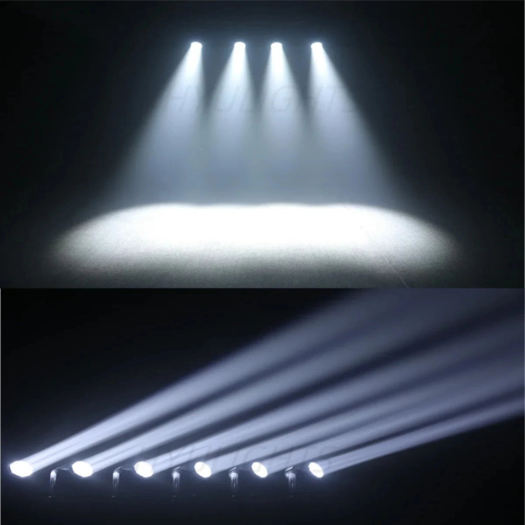 Testa mobile led 300w led dmx 7x40w led rgb zoom fascio rotante estrattore