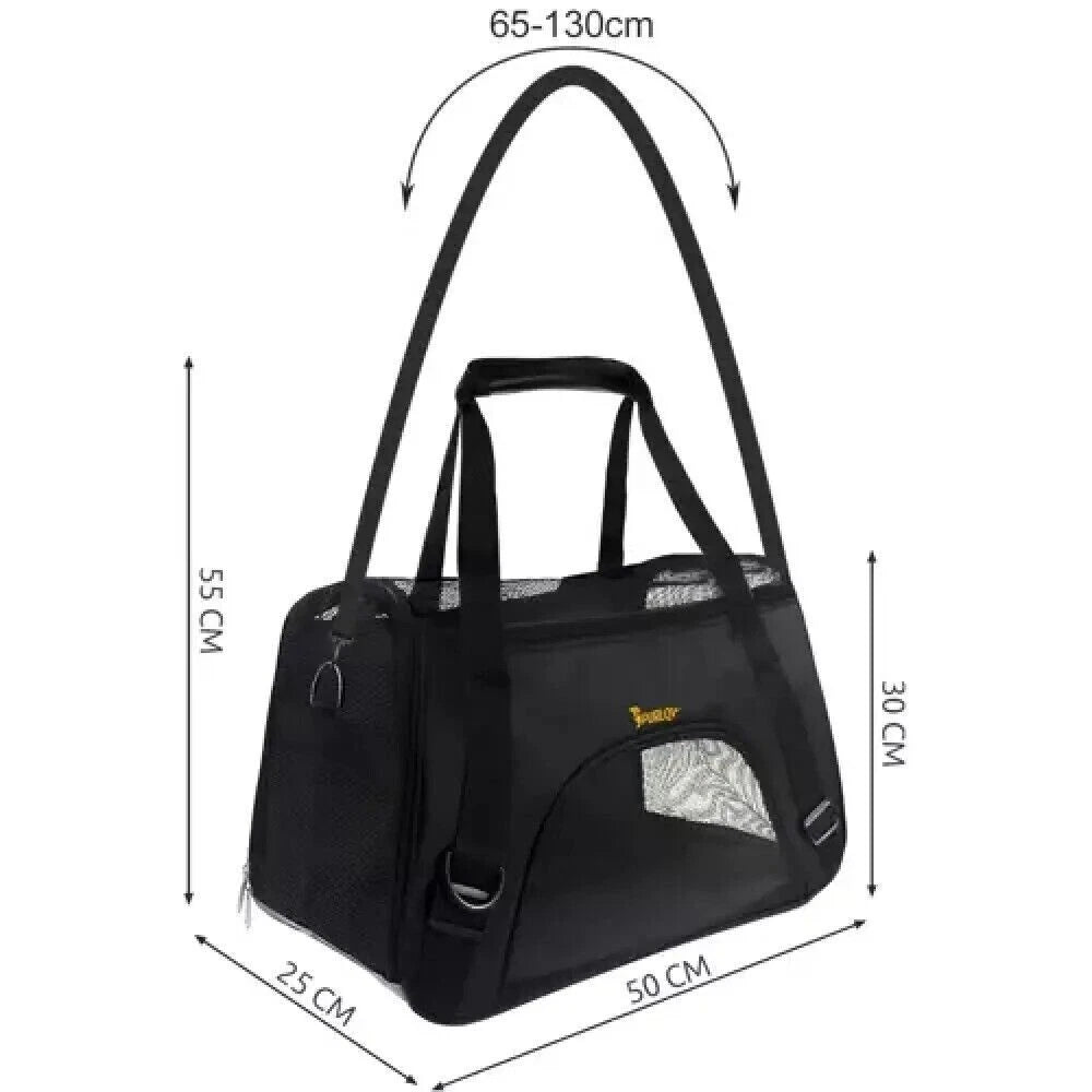 Trasportino borsa borsone per trasporto cane gatto animali da viaggio a spalla